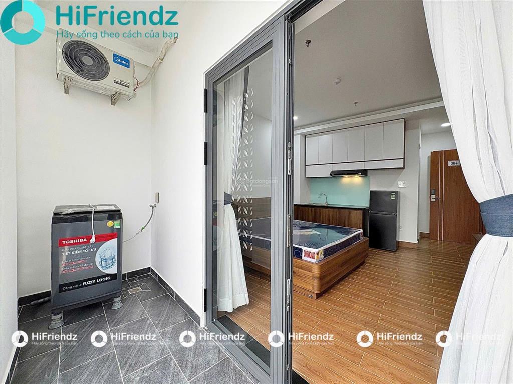 Q2 cho thuê căn hộ mới thiết kế thoáng cửa sổ  ban công máy giặt riêng gần mai chí thọ  sala