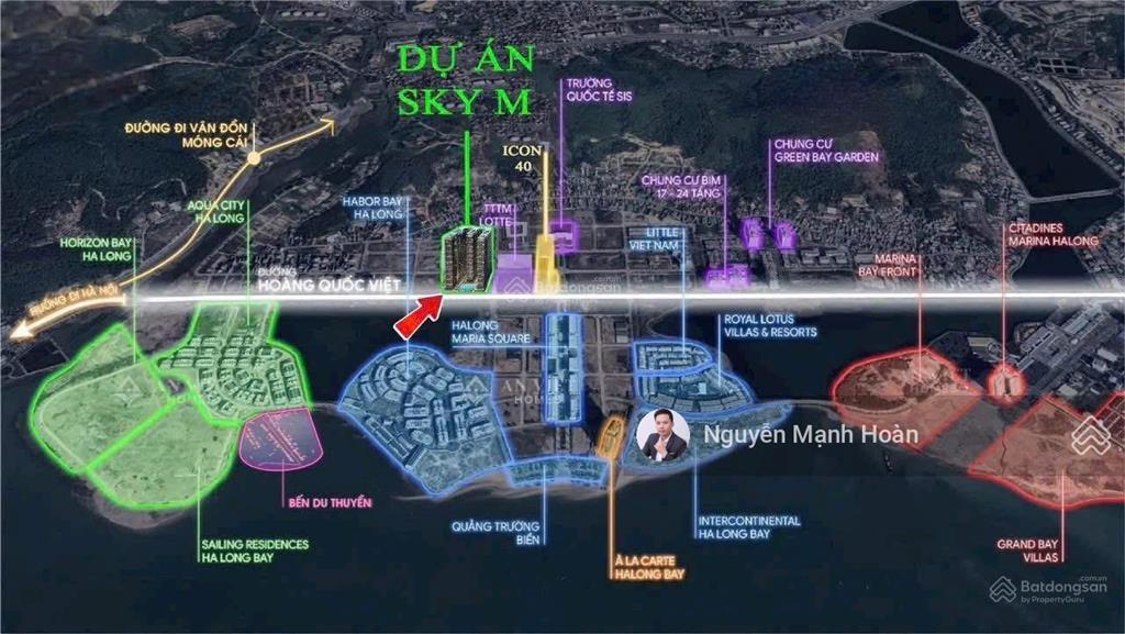 5 căn quỹ ngoại giao vip dự án sky m hạ long, view biển, ck 17%. tặng nội thất 50tr