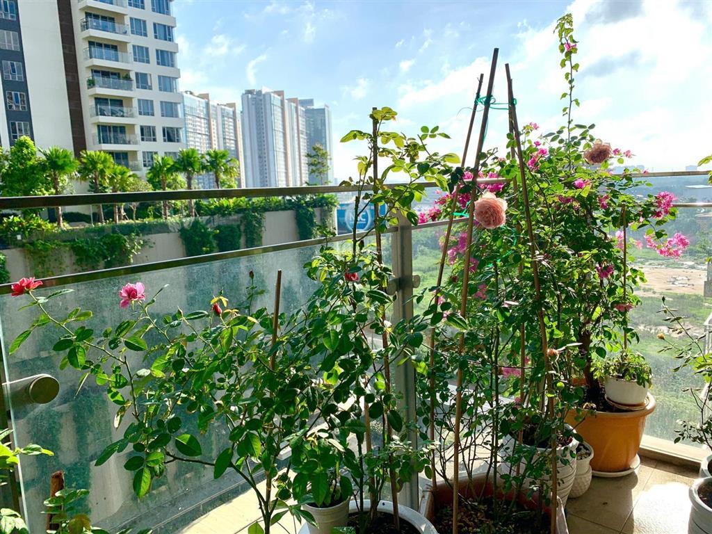 Cho thuê 3 phòng ngủ estella height 152m2 đầy đủ nội thất view nội khu hồ bơi đẹp giá 90tr/ tháng