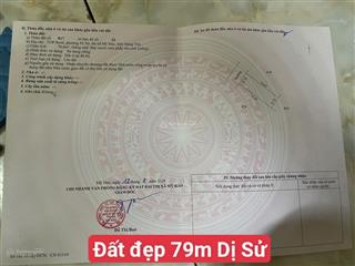Bán lô đất 79m2 đường ô tô tại dị sử, mỹ hào, hưng yên