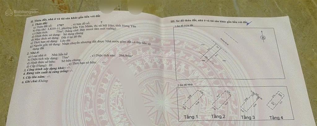 Bán căn nhà 4 tầng mới xây view công viên tại khu đô thị bần, thị xã mỹ hào, hưng yên