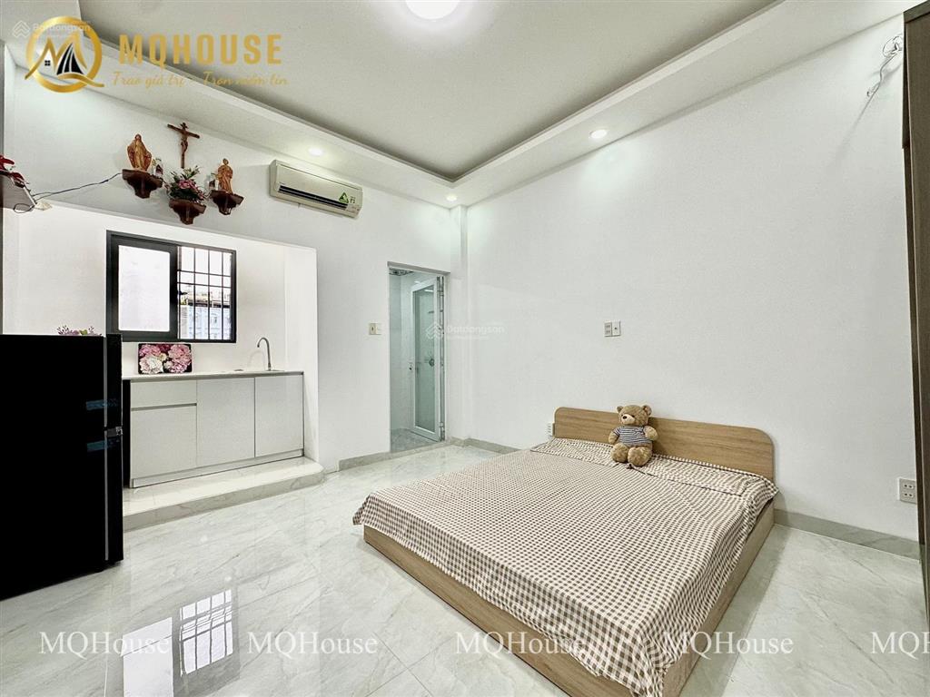 Cho thuê căn hộ 1pn  studio cửa sổ bancol ngay hoà bình tô hiệu