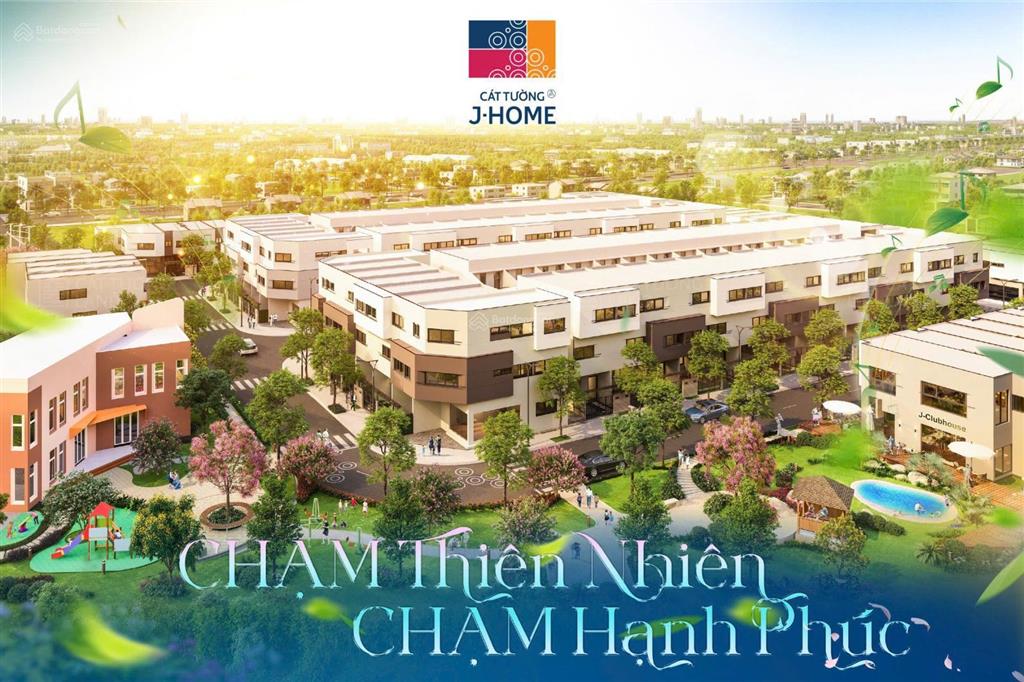 Cát tường j  home bình dương mở bán 155 nhà phố liền kề 1 tầng 2 tầng phong cách nhật bản, sổ hồng