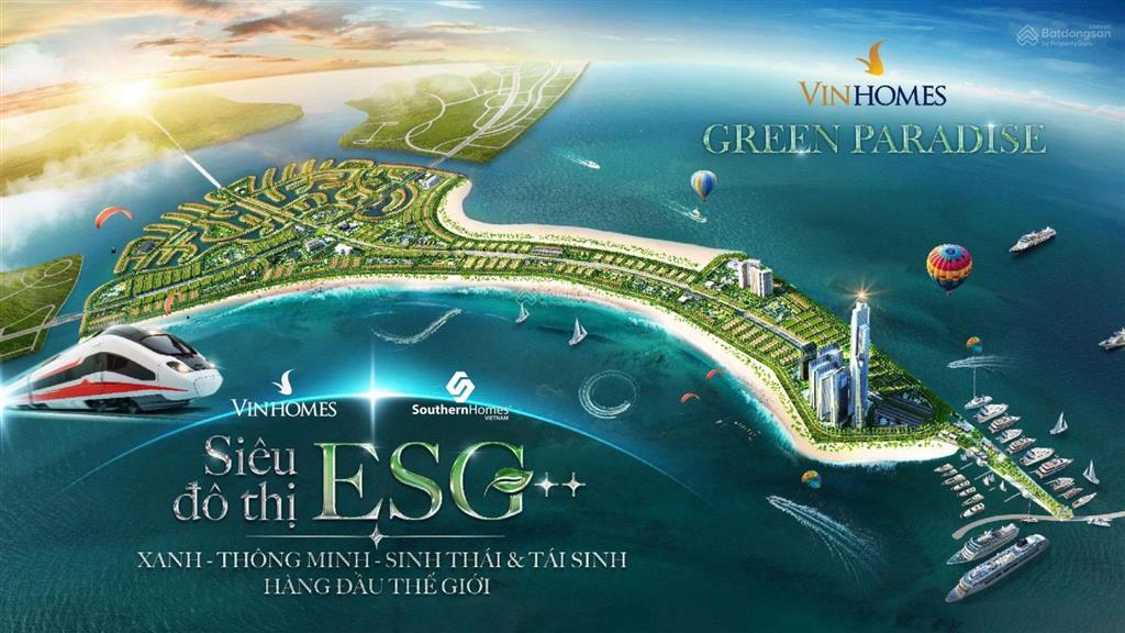 Vinhomes green paradise dự án nghỉ dưỡng hàng đầu booking 100tr có hoàn lại.  0918 423 *** mr quý