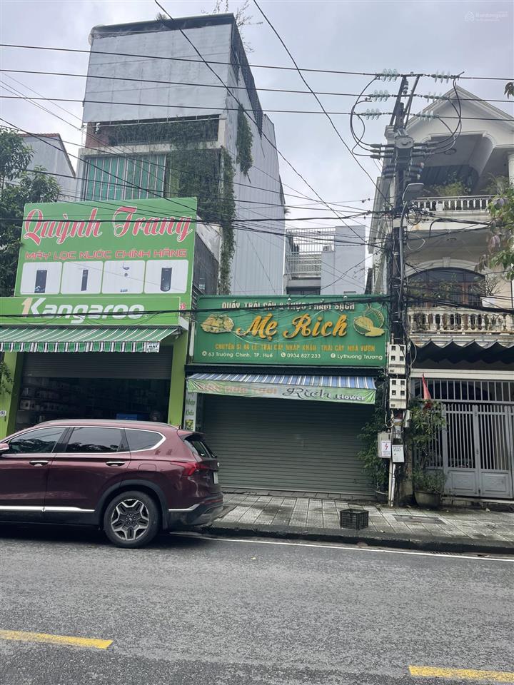 Bán nhà 2 tầng mặt tiền kinh doanh đường trường chinh trung tâm thành phố huế, giá chỉ 13.x tỷ