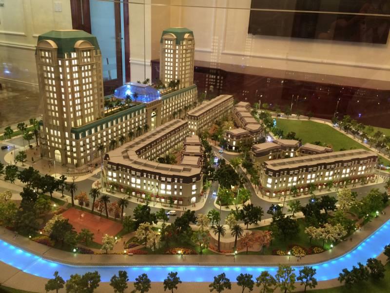 Bán căn shophouse 4 tầng 2 mặt tiền dự án the manor crown trục đường chính 19.5m giá chỉ 6. 2 tỷ