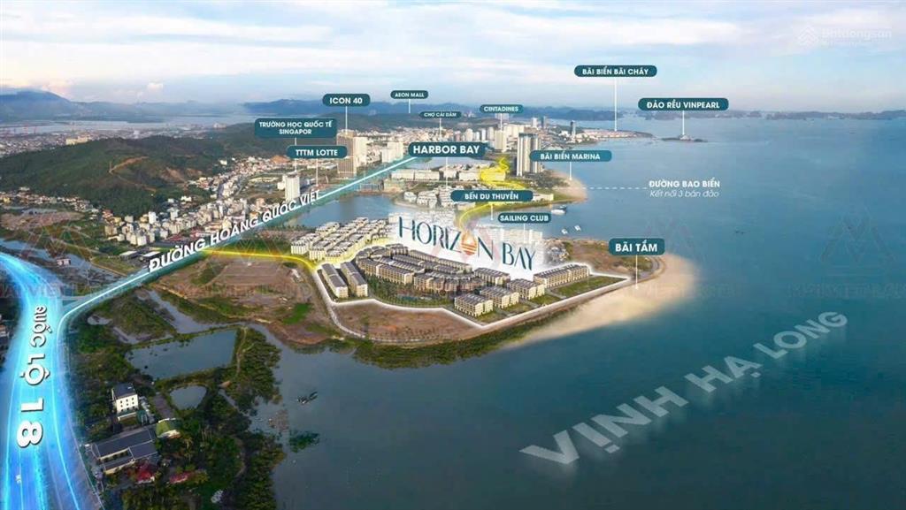 Em xuân bán căn góc biệt thự horizon bay hạ long, 150m giá chỉ từ 8ty5 sổ đỏ lâu dài căn víp
