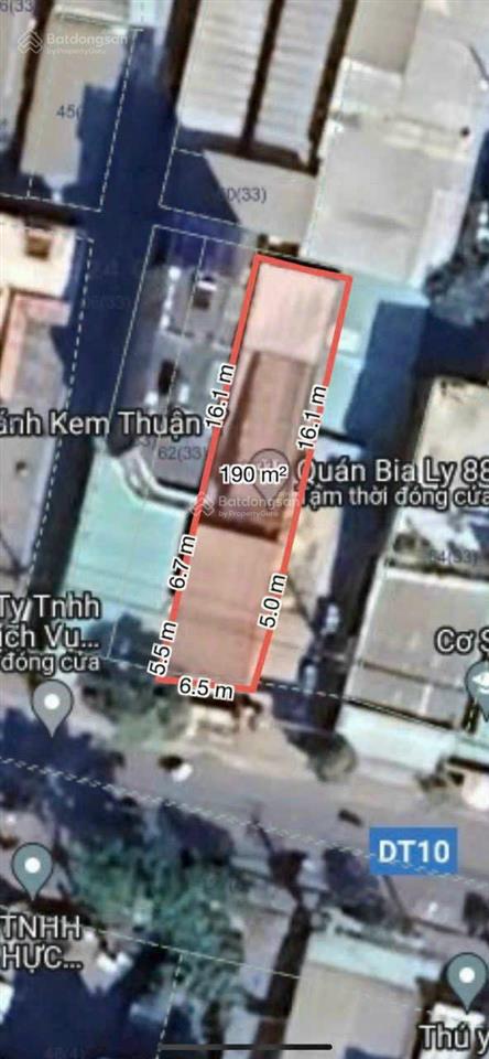 Bán nhà cấp 4 đã cũ, ngang 6,5m dài 29m, tổng diện tích 189,8m2 có 109,2m2 đất ở,  0907 063 ***