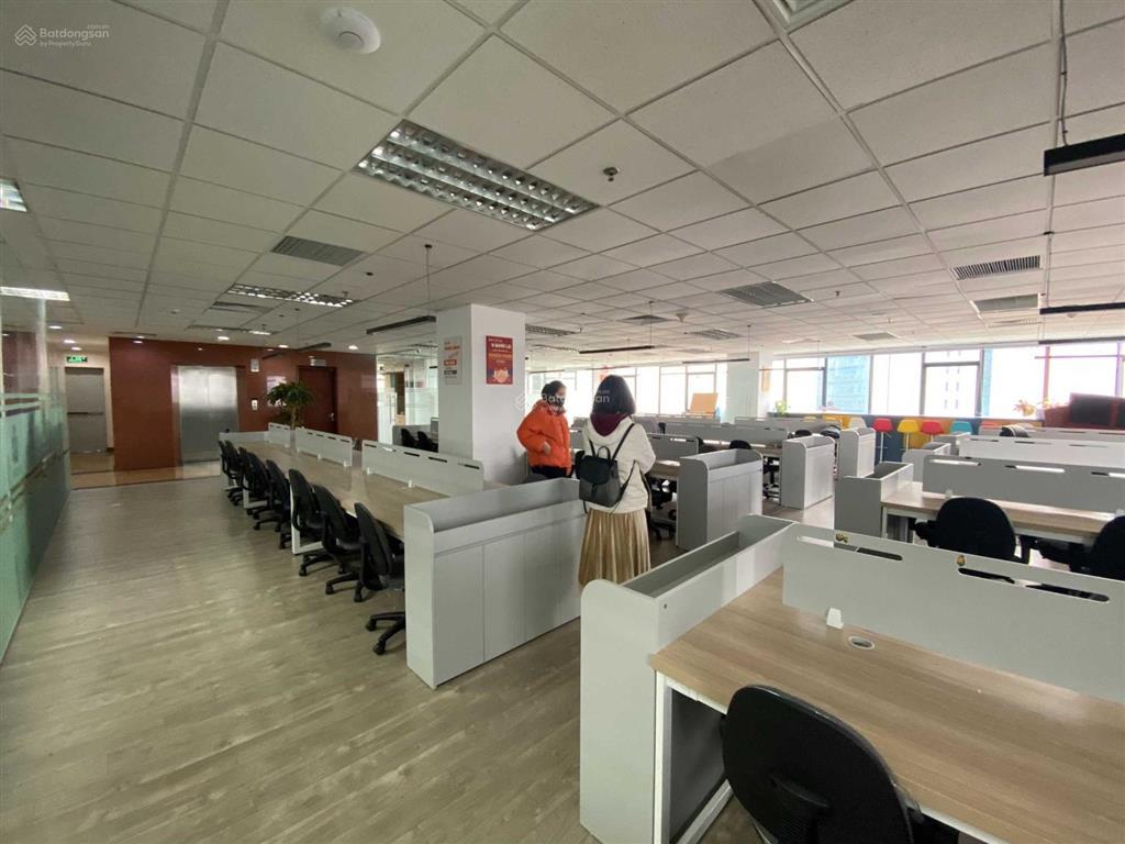 Cho thuê vp petrowaco 97  99 láng hạ 300m2 sẵn nội thất có cắt 100m2, 200m2 vào làm việc được luôn