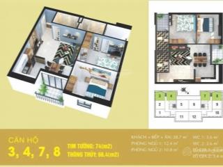 Bán căn hộ cc tabudec giá rẻ 74m giá nhỉnh 3 tỷ