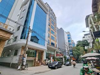Cho thuê tòa nhà văn phòng ngõ 5 thọ tháp, kđt dịch vọng. dt 180m*7t*mt 7m, thông sàn. giá 150tr/th