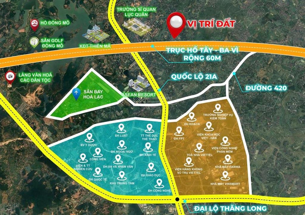 Cần bán mảnh đất 100m2 giá 2,5 tỷ tại cổ đông  hòa lạc