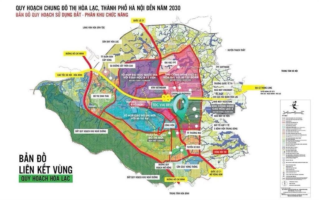 Bán mảnh đất 100m2 full thổ, giá 2 tỷ 8 tại hòa lạc