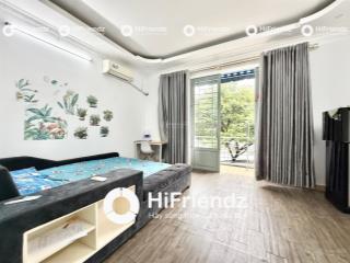 Căn hộ dịch vụ một phòng ngủ tách bếp full nội thất có máy giặt riêng ngay aeon bình tân  giáp q6
