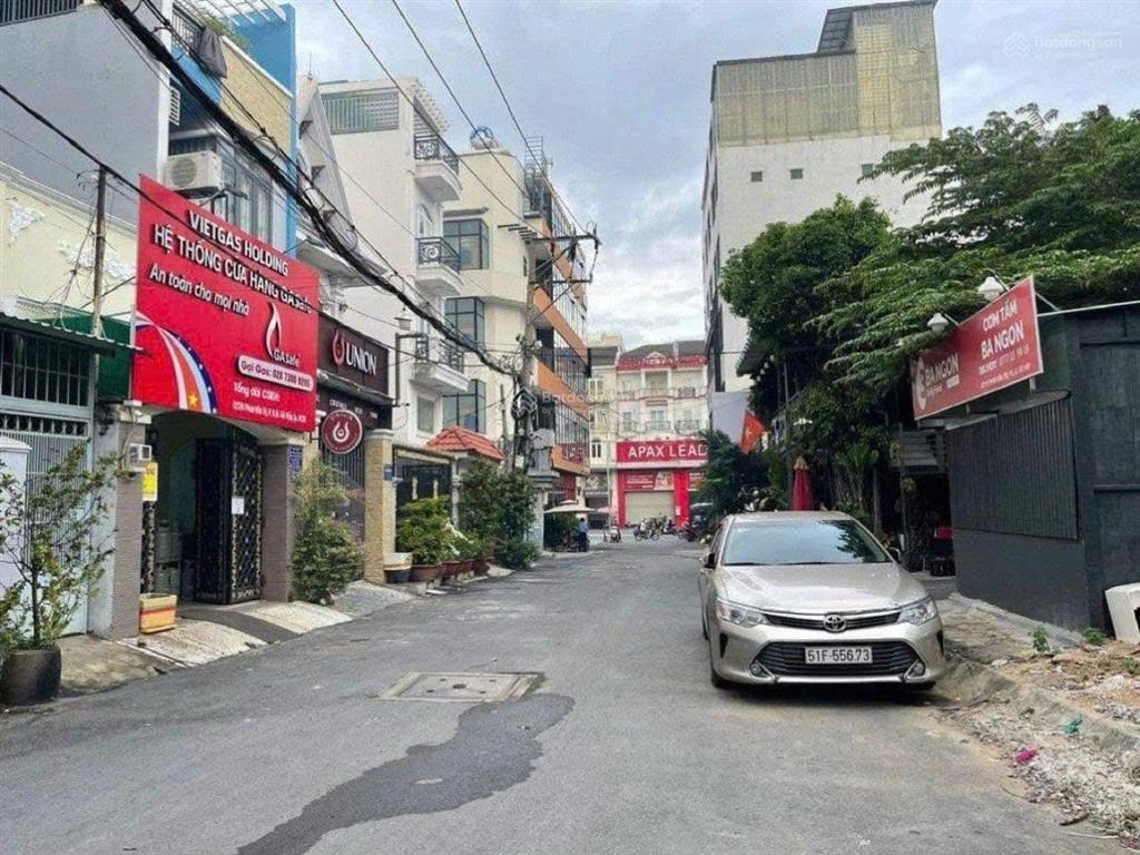 Bán nhà 1/ hẻm xe tải 10m thông phan văn trị, p.5  4m x 16m, 4 tấm  giá bán 13.5 tỷ tl