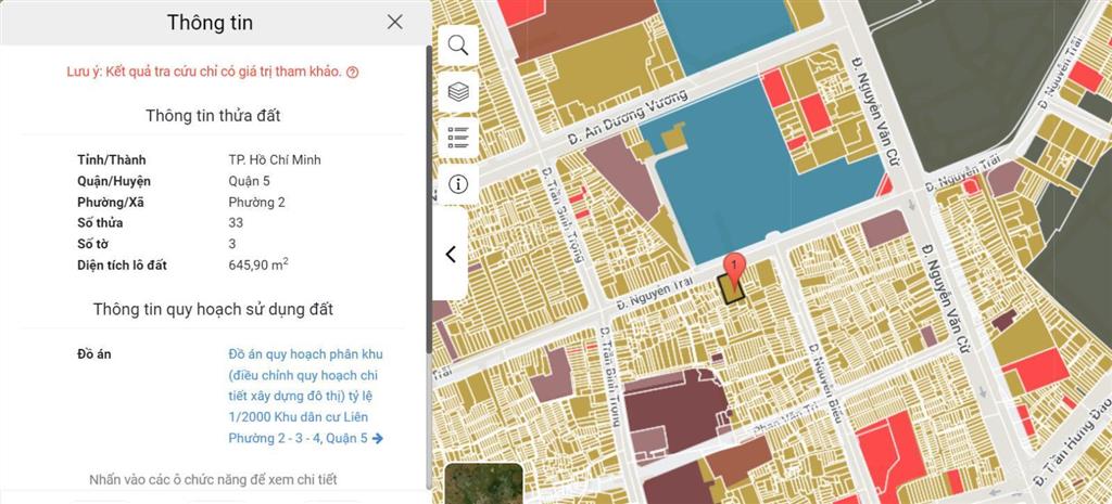 Diện tích lớn 20x31m. cn 645m²  bán nhà mặt tiền nguyễn trãi  sát vách quận 1  tiện xây cao ốc