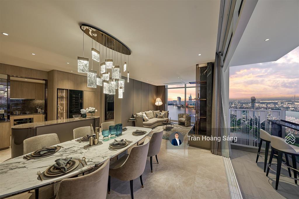 Sáng trần  bán căn 4 pn the opusk  metropole thủ thiêm dt 214m2 view sông. giá bán 89,9 tỷ
