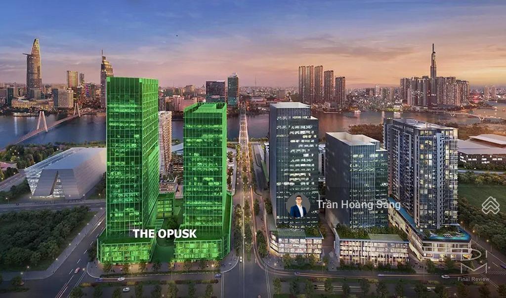 Bán căn 2 phòng ngủ tầng cao  the opusk residence dt 117m2 view sông bitexco quận 1. giá 46 tỷ