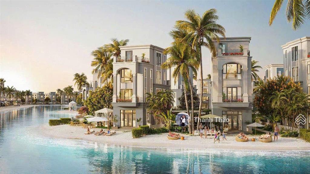 Bán căn biệt thự song lập trục vn64 khu mở thích hợp kinh doanh có bãi biển sau nhà ở được đầu tư