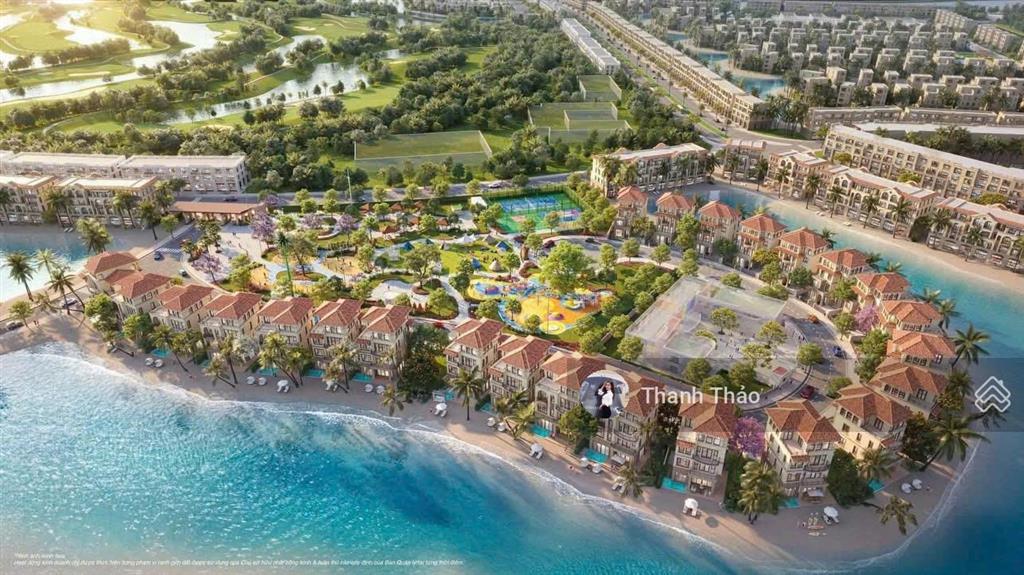 Bán căn biệt thự song lập trục vn64 khu mở thích hợp kinh doanh có bãi biển sau nhà ở được đầu tư