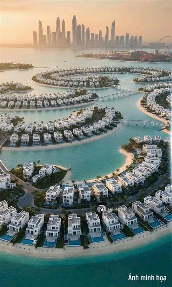 Gấp căn song lập cần giờ 309m2 phong cách indochine vn69 đối diện công viên, mặt biển sau nhà