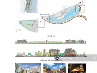 Gấp căn song lập cần giờ 309m2 phong cách indochine vn69 đối diện công viên, mặt biển sau nhà