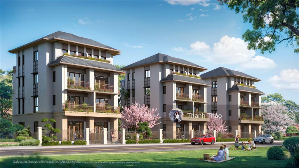 Gấp căn song lập cần giờ 309m2 phong cách indochine vn69 đối diện công viên, mặt biển sau nhà