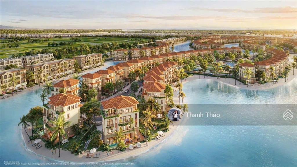 Gấp căn song lập cần giờ 309m2 phong cách indochine vn69 đối diện công viên, mặt biển sau nhà