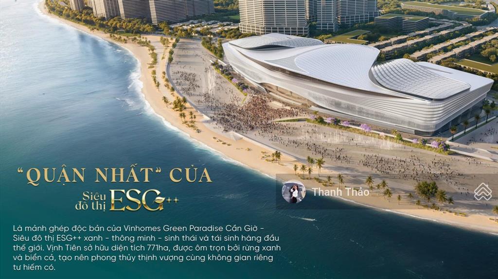 Bán căn bt song lập giá chỉ có 26 tỷ 272m2, view tòa tháp 108 tầng, mặt trước công viên sau biển