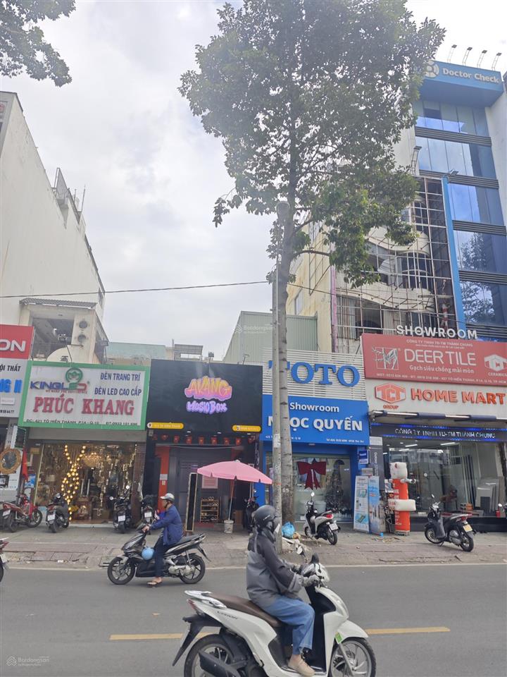 Nhà 2 mặt tiền trước sau thành thái, tô hiến thành. 160m2. ngay bv115, kingdom