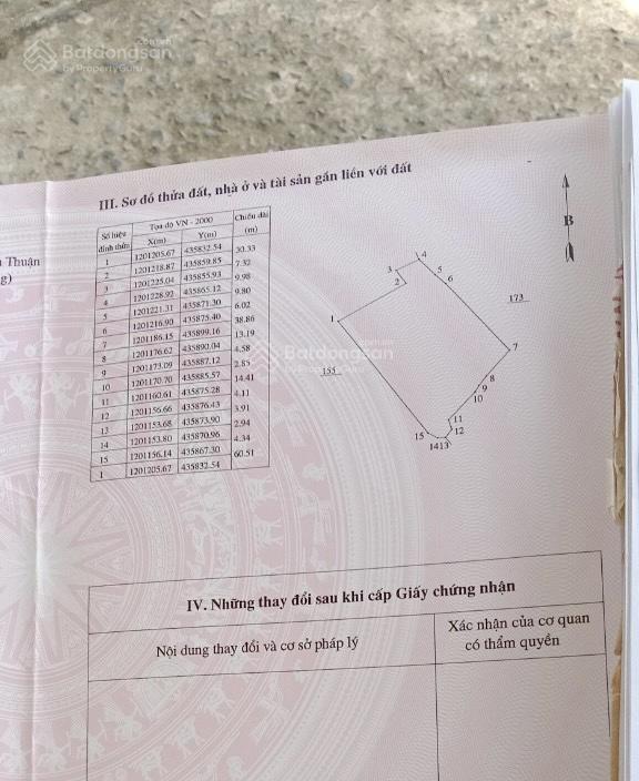 Bán đất tại hàm minh, hàm thuận nam, bình thuận, giá tốt 450 triệu, 2437 m2