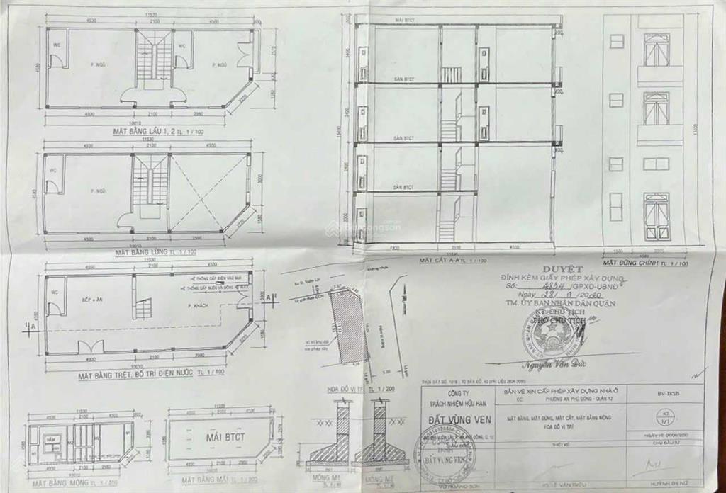Bán đất 2 mặt tiền hẻm 105 vườn lài ngang 4.6m, đường 6m, khu dân cư đông đúc