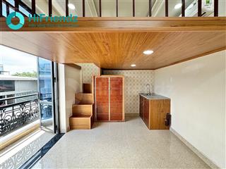 Cho thuê dạng phòng có gác/ duplex full nt máy giặt riêng  đối diện đh luật, nhà mới 100%