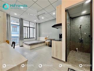 Siêu phẩm studio ban công  nội thất tone trắng xám siêu đẹp  đi bộ hutech, gtvt, ftu2  nhà mới