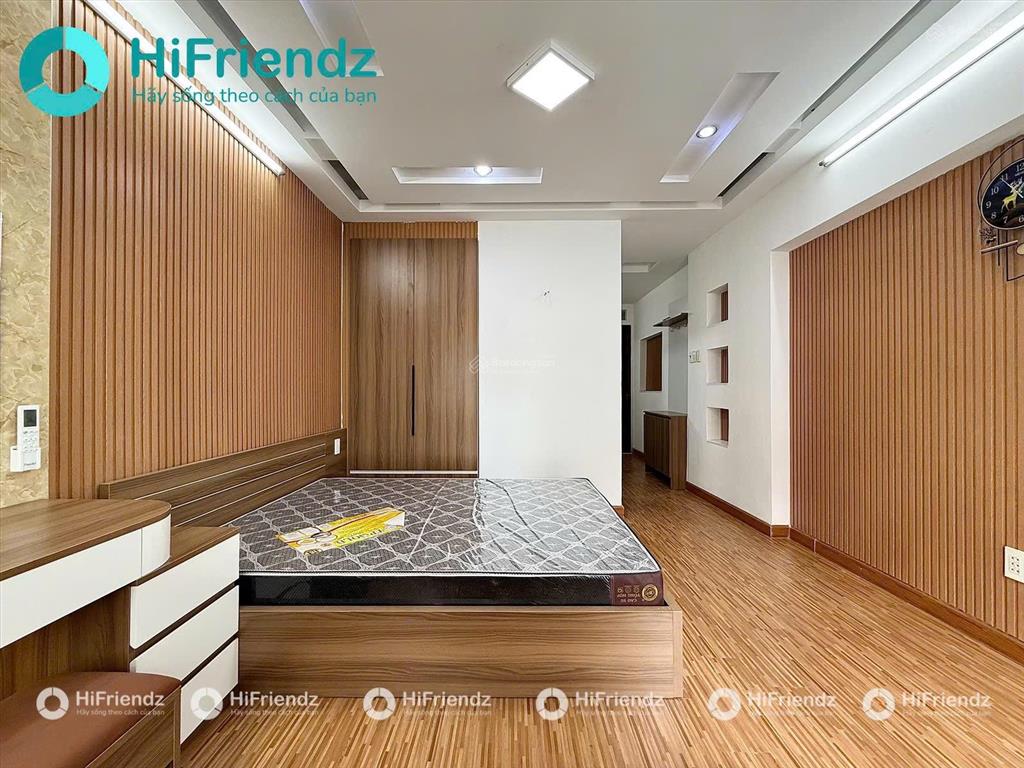 Nhà mới hoàn công cho thuê 1 phòng ngủ bancol full nt cao cấp ngay chợ bà chiểu trung tâm bt