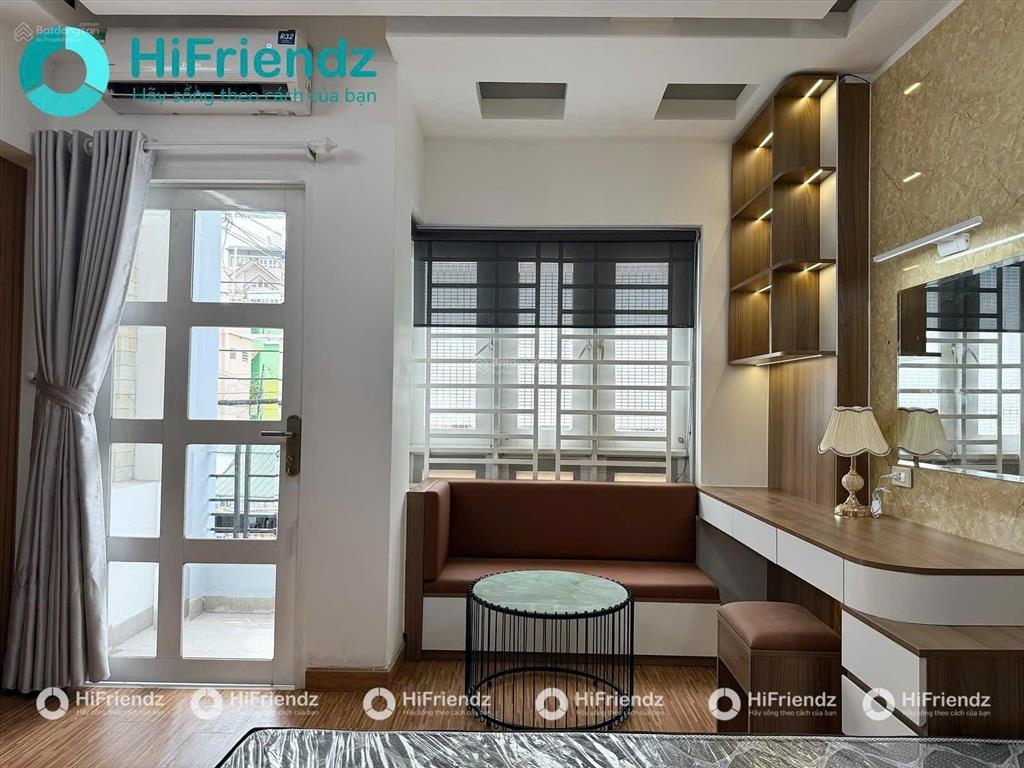 Nhà mới hoàn công cho thuê 1 phòng ngủ bancol full nt cao cấp ngay chợ bà chiểu trung tâm bt