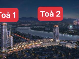 Bán nhanh 1pn + 1 diện tích 50,1m2 view trực diện sông hàn giá chỉ 4ty150