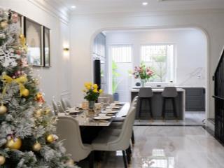 Bán liền kề kđt đại kim, linh đàm, đại từ 80m, 4 tầng, 20 tỷ, gara ô tô, 2 làn đường rộng