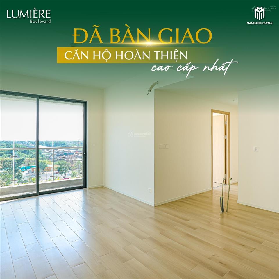 2pn tòa b, view thoáng  lumiere boulevard, giá chỉ 4 tỷ 200 all in  nhận nhà ở ngay