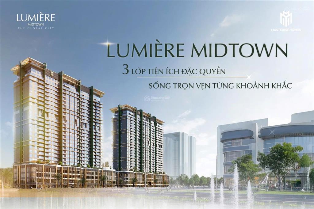 3pn căn góc tháp a, diện tích lớn 103.4m2  chỉ 13,588 tỷ  có chiết khấu 2% sớm, lumiere midtown