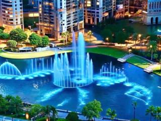 2pn trực diện nhạc nước  10 tỷ 036, diện tích 80m2, không chắn view, hoa hậu masteri park place