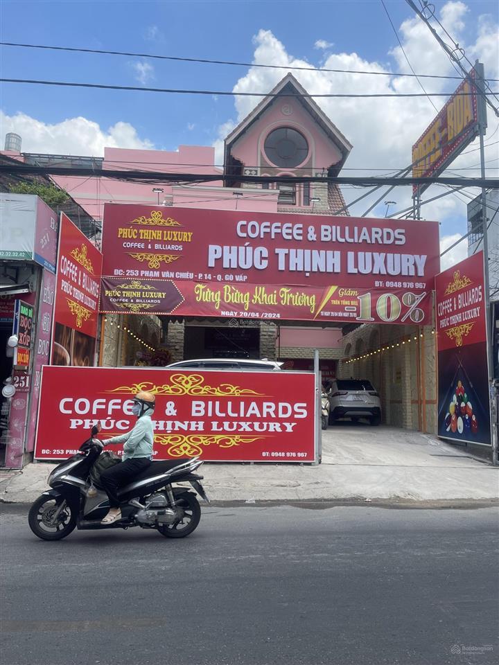Mặt tiền 460m2, ngang 9.2m phạm văn chiêu p14 gò vấp