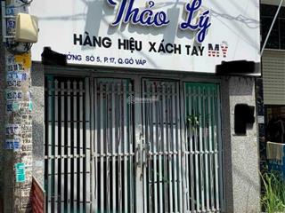 Bán nhà c4 đang cho thuê ngay dương quảng hàm, p. 5, gò vấp. dt 5,5 x 28m giá 11,5 tỷ tl