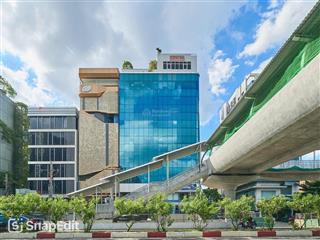 Cho thuê vp tòa nhà hạng b, sẵn fitout đẹp, ngay metro điện biên phủ, dt 280m2