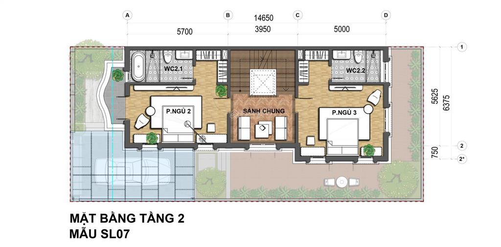 Biệt thự siêu rộng diện tích 481m2 giá hơn 30 tỷ bàn giao luôn, cao 3 tầng rưỡi có hầm, kdt xanh