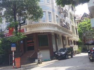 Bán tòa nhà văn phòng 9 tầng, 100m2 mặt phố nguyễn văn huyên  trần đăng ninh, thang máy, thông sàn
