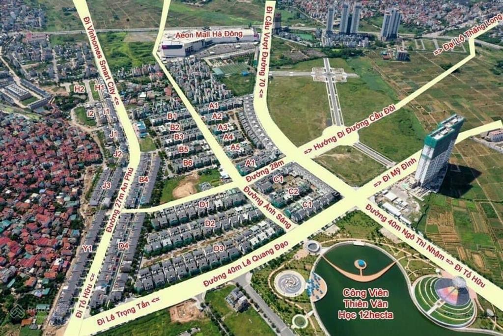 Cần bán shop chân đế chung cư sổ đỏ lâu dài mặt đường lê quang đạo kéo dài