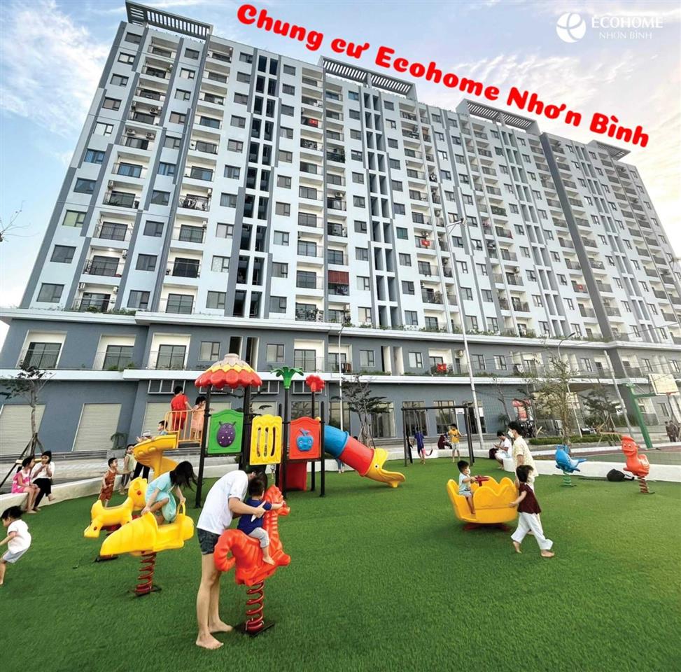 Bán sang nhượng căn hộ giá rẻ noxh ecohome nhơn bình, giá 550tr/căn