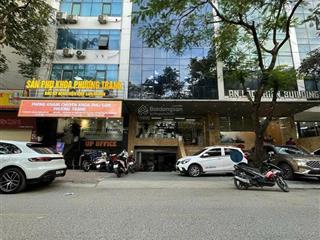 Thật 100%! tòa mặt phố vương thừa vũ, vỉa hè 5m, kinh doanh, 9t thang máy, dt 1.2 tỷ/năm