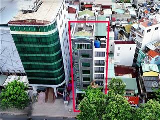 Ngay lancaster! tòa nhà góc 2mt nguyễn trãiq1 ( 9 x 18m ) h+7tầnghđt270tr/thchỉ 51 tỷ